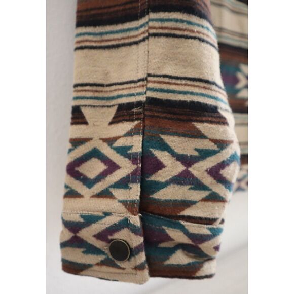 Billabong ABYJK00184 Men's Sz L Gravel Brown Multi Barlow Sherpa Jacket - Picture 6 of 14